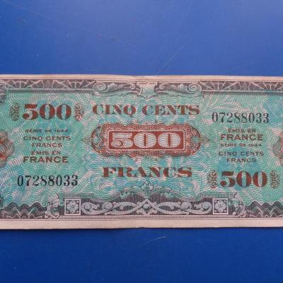500 francs usa serie 1944