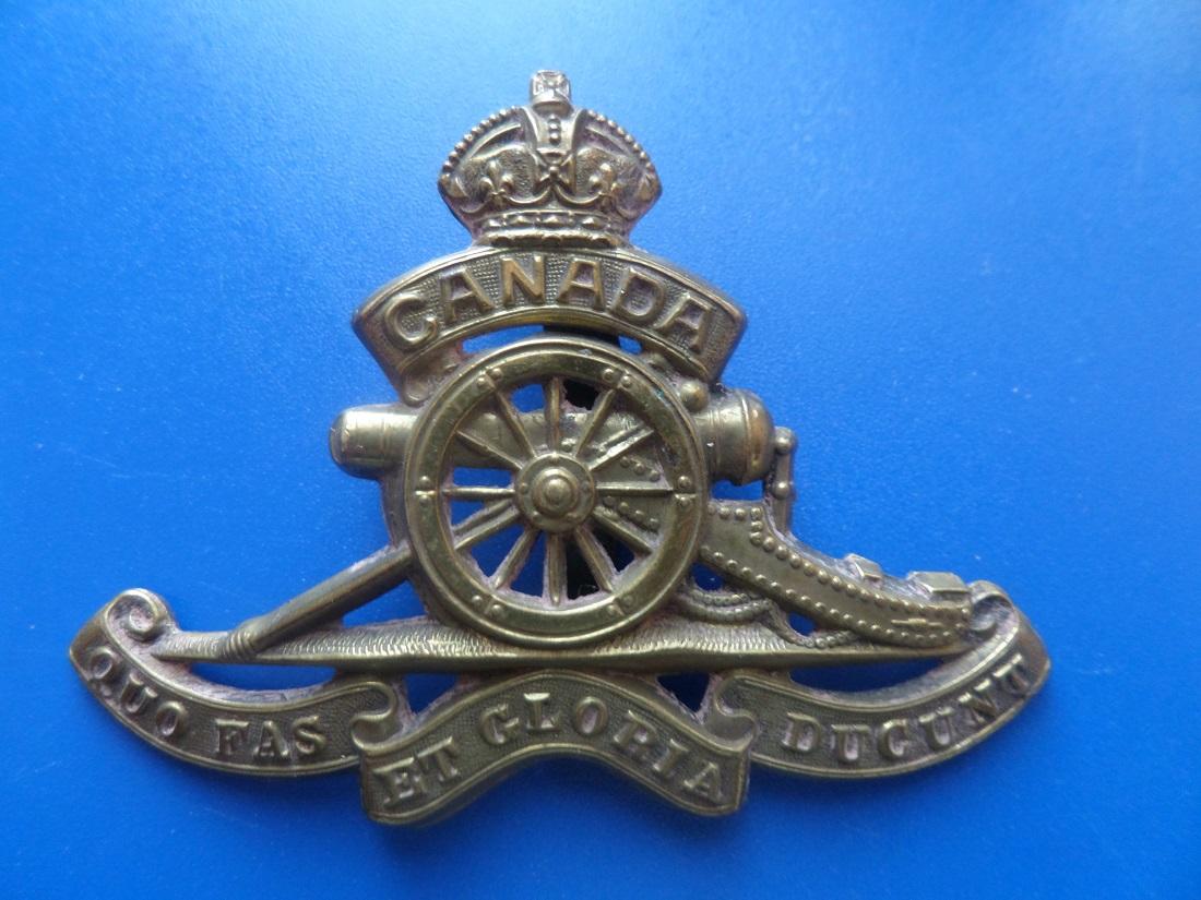 Cap badge royal artillery canada