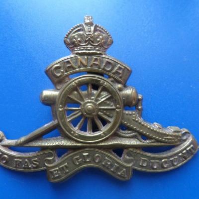 Cap badge royal artillery canada