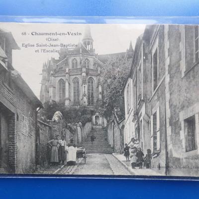 Cpa chaumont en vexin