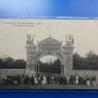 Cpa exposition de fourmies 1910