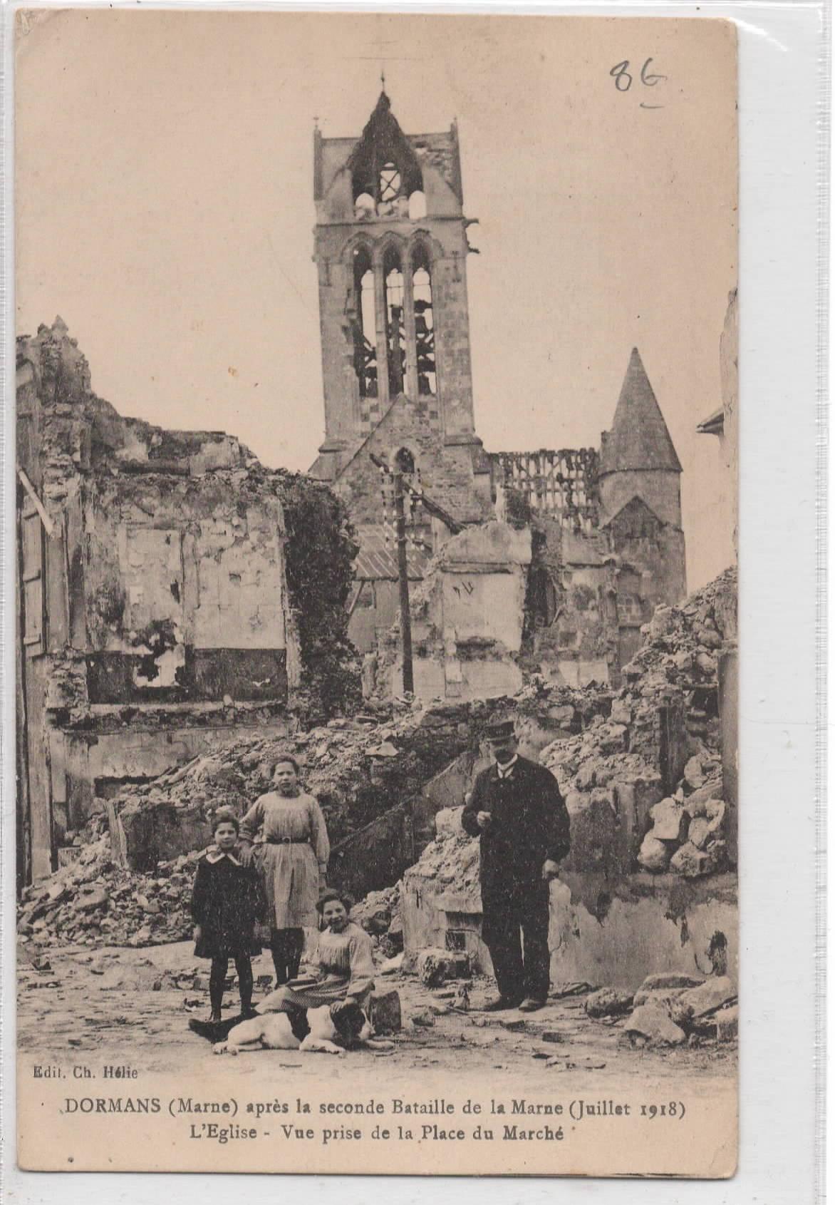 Cpa guerre crouy 1