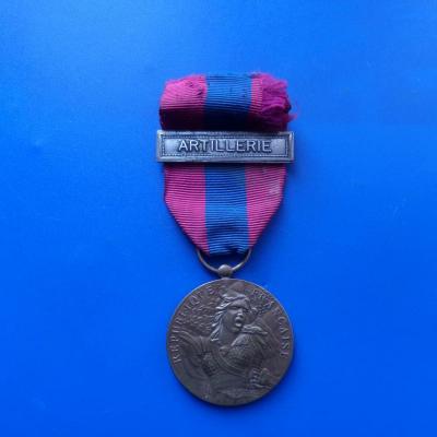Defense nationale bronze barrette artillerie