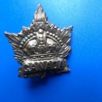 Insigne col ww1 canada caron bros 1915