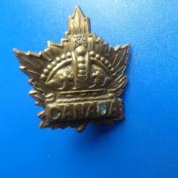 Insigne col ww1 canada caron bros