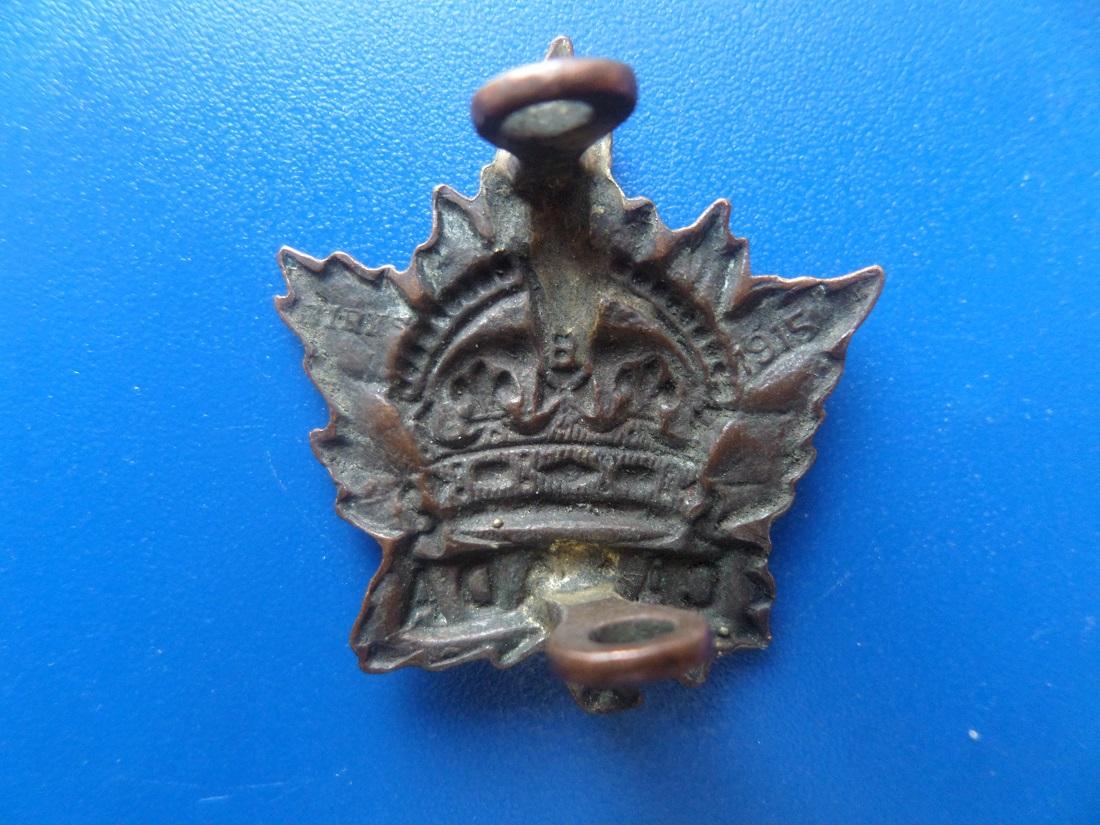 Insigne de col service general canada birks 1915 1 