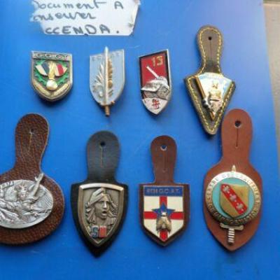 Lot n 19 insignes divers