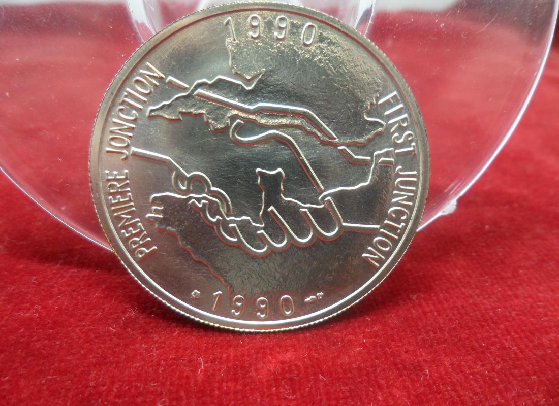 Medaille argent tunnel sous la manche 1