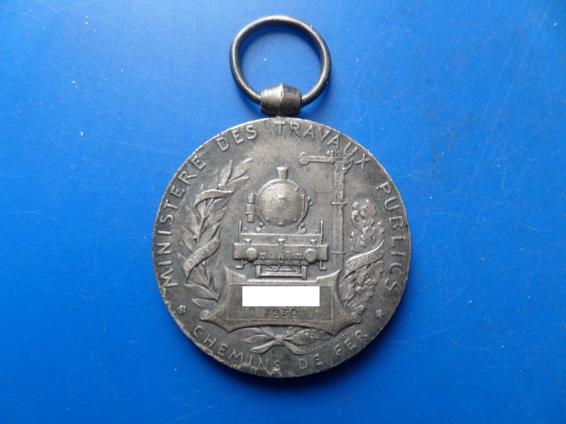 Medaille chemin de fer 1930