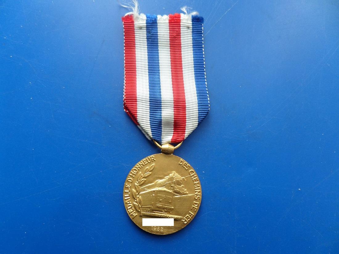Medaille des chemins de fer 1963