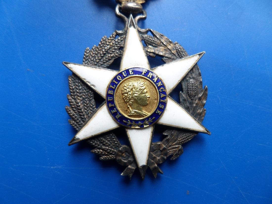 Medaille merite agricole 1883