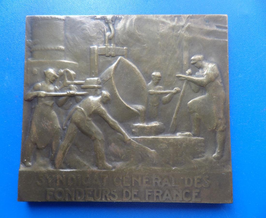 Medaille syndicat des fondeurs