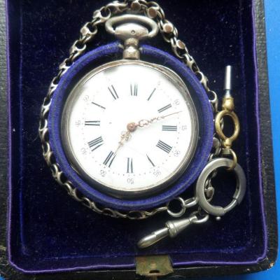 Montre gousset argent boite 1
