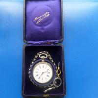 Montre gousset argent boite