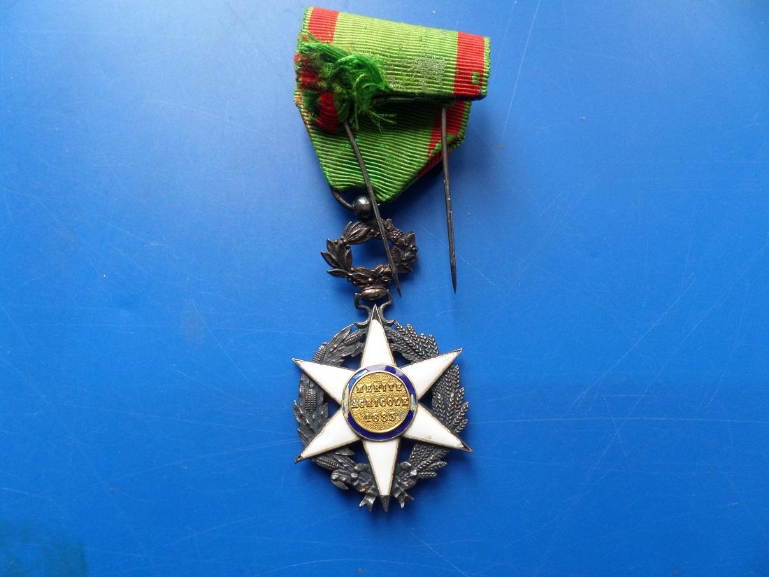 Officier merite agricole 1883