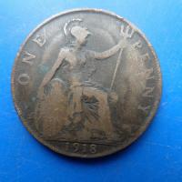 One penny 1918