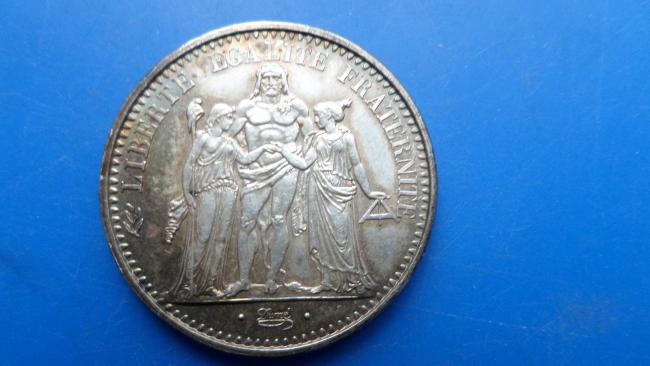 10 , 50  et 20 Francs Francs Argent