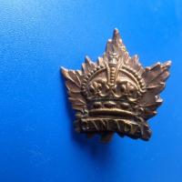 Service general canada ww1 insigne de col