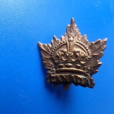 Service general canada ww1 insigne de col