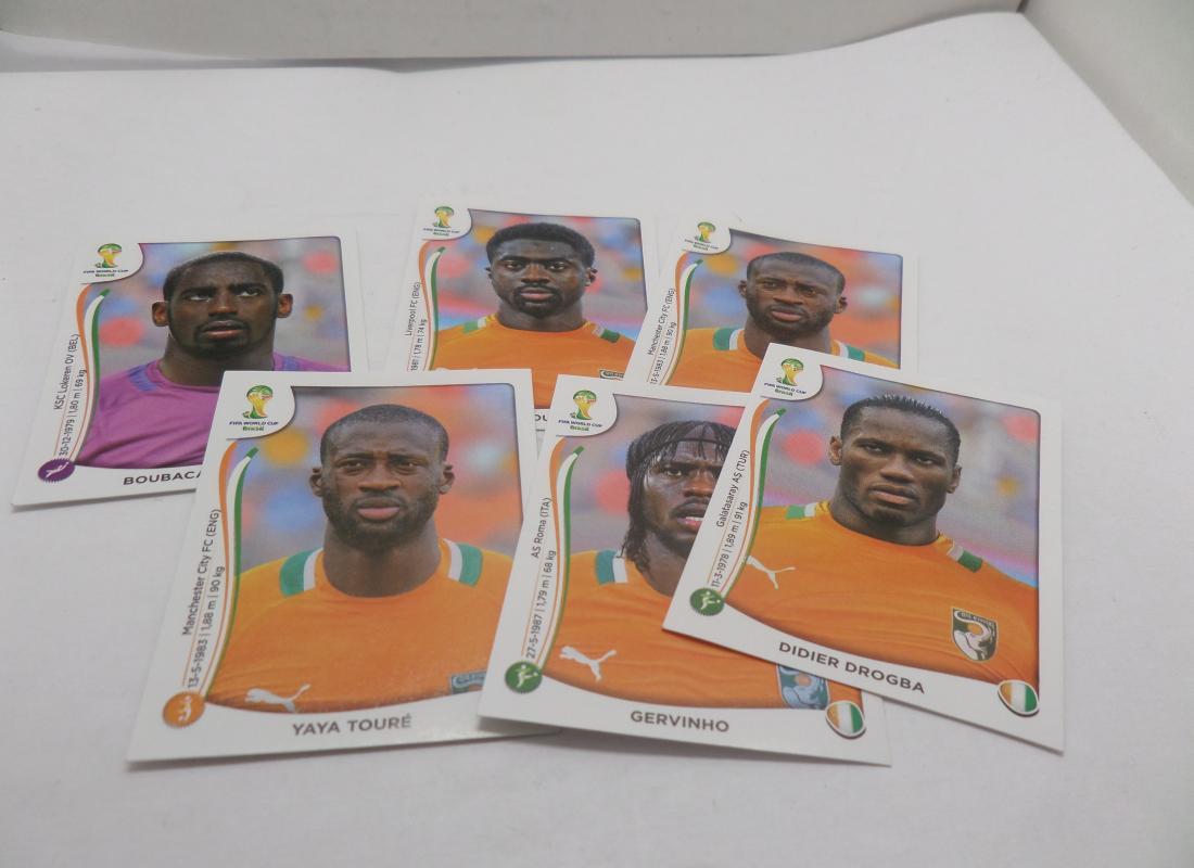 Stickers coupe du monde 2014 cote d ivoire