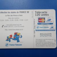 Telecarte coupe du monde 1998 footix 1