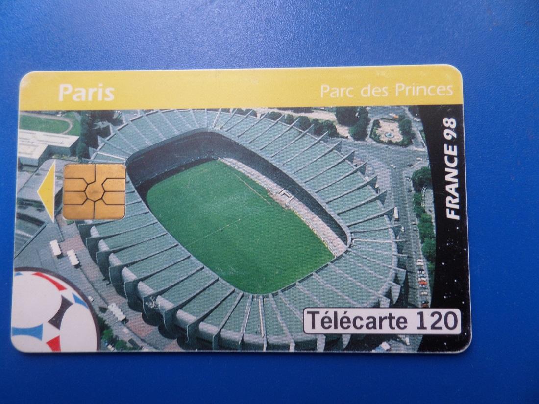 Telecarte coupe du monde 1998 footix