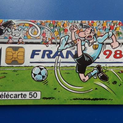 Telecarte football 1998 coupe du monde 14