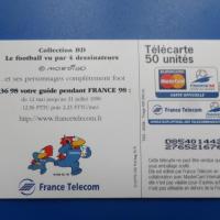 Telecarte football 1998 coupe du monde 17 