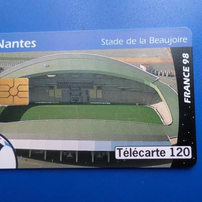 Telecarte football 1998 coupe du monde 2