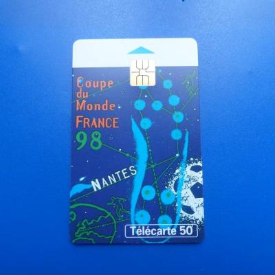 Telecarte football 1998 coupe du monde 20 