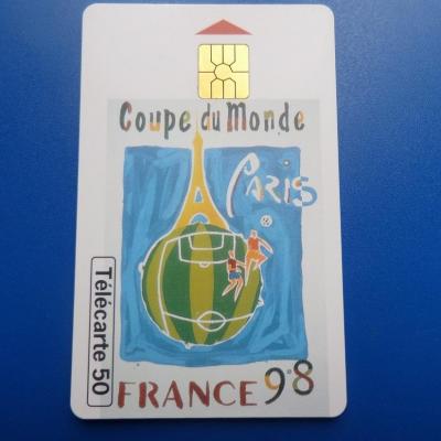 Telecarte football 1998 coupe du monde 22 