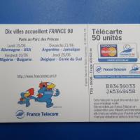 Telecarte football 1998 coupe du monde 23 