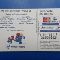 Telecarte football 1998 coupe du monde 27 