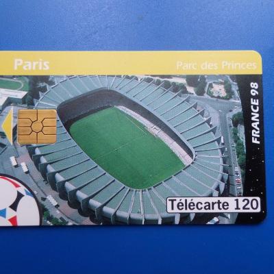 Telecarte football 1998 coupe du monde 4 