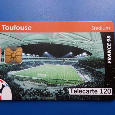 Telecarte football 1998 coupe du monde 8 