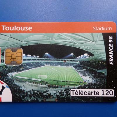 Telecarte football 1998 coupe du monde 8