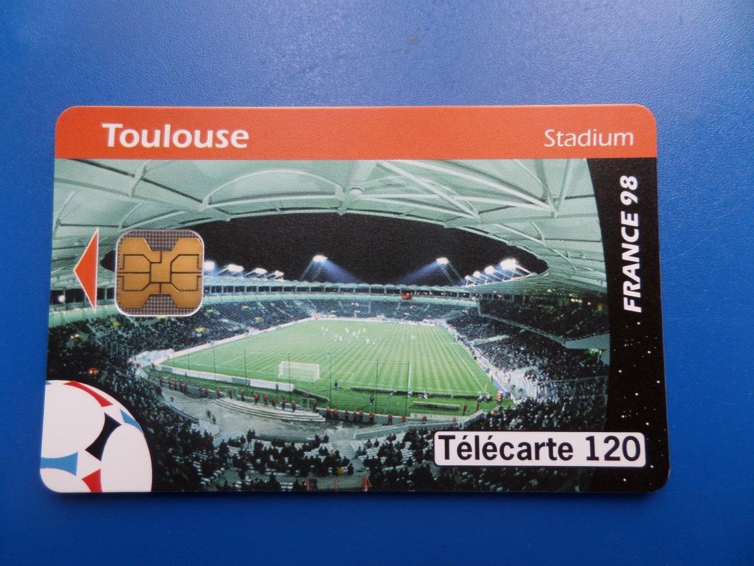 Telecarte football 1998 coupe du monde 8