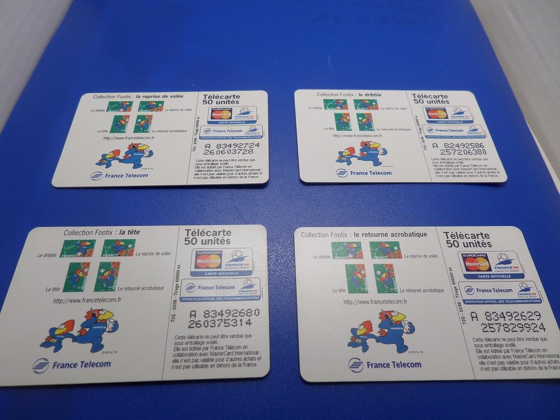 Telecarte footix 1998 coupe du monde 1