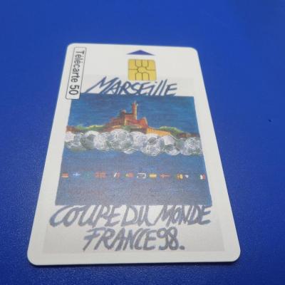 Telecarte footix 1998 coupe du monde marseille