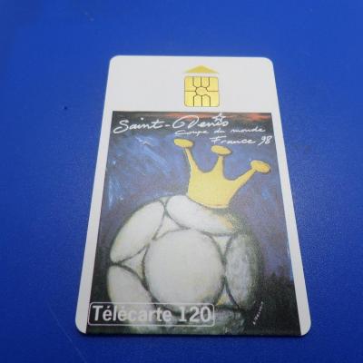 Telecarte footix 1998 coupe du monde saint denis