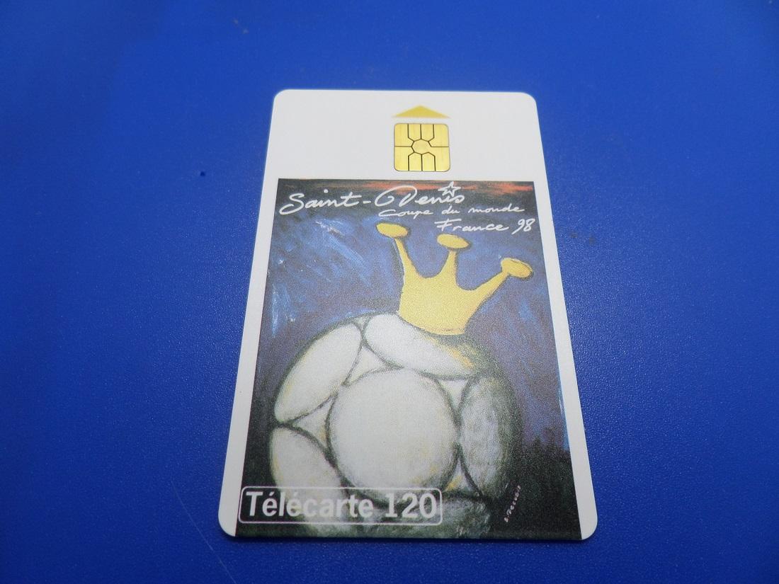 Telecarte footix 1998 coupe du monde saint denis