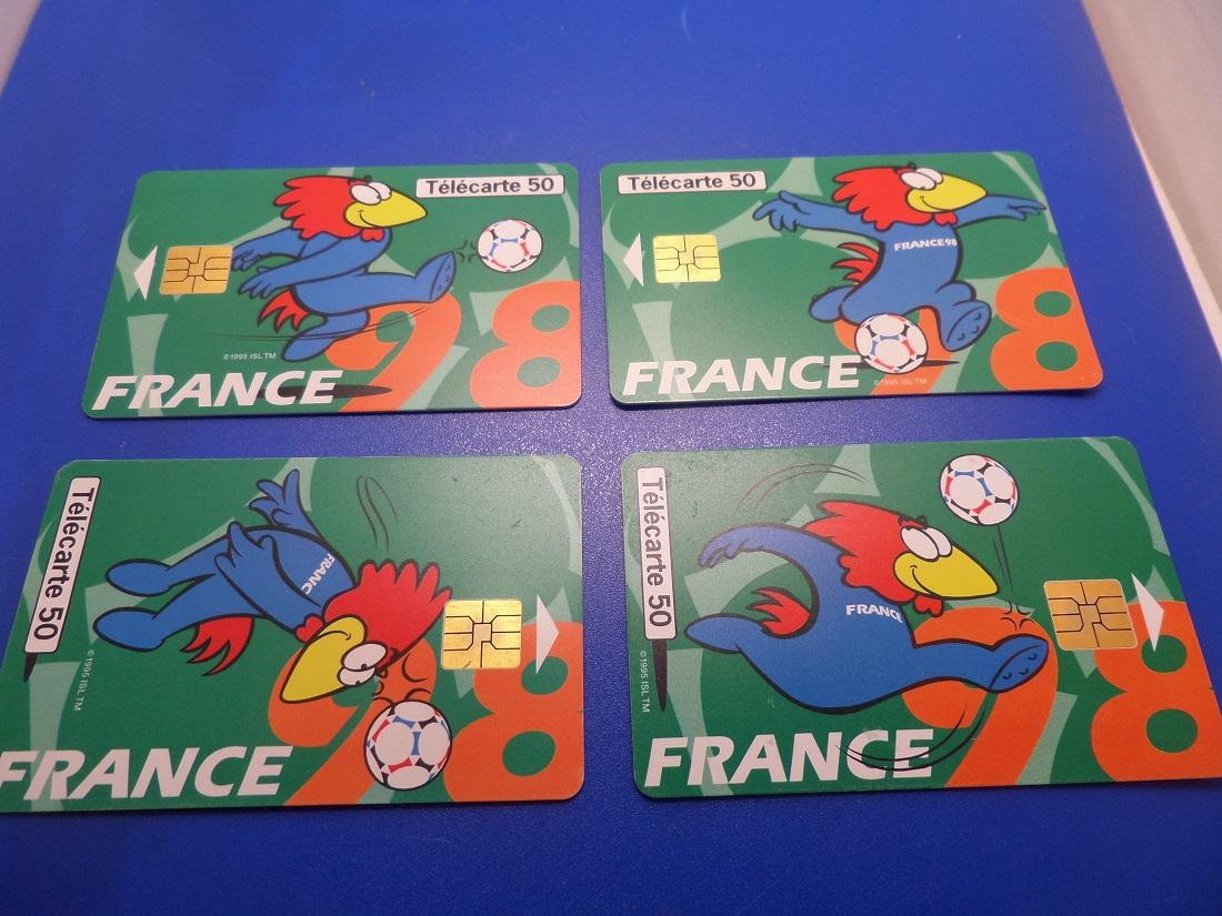 Telecarte footix 1998 coupe du monde