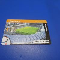 Telecarte footix 1998 stade de bordeaux