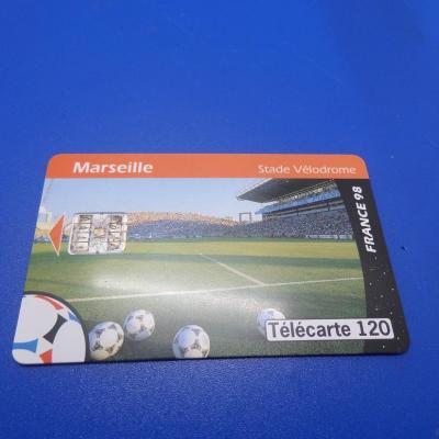 Telecarte footix 1998 stade de marseille