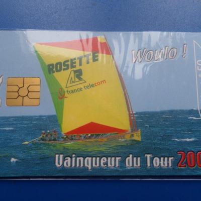 Telecarte rosette