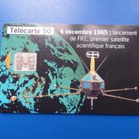 Telecarte satelite fr1 en 1965