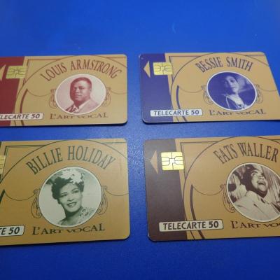 Telecartes collection interpreetes du jazz